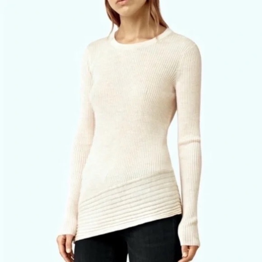 All Saints Keld crew neck Merino Wool sweater